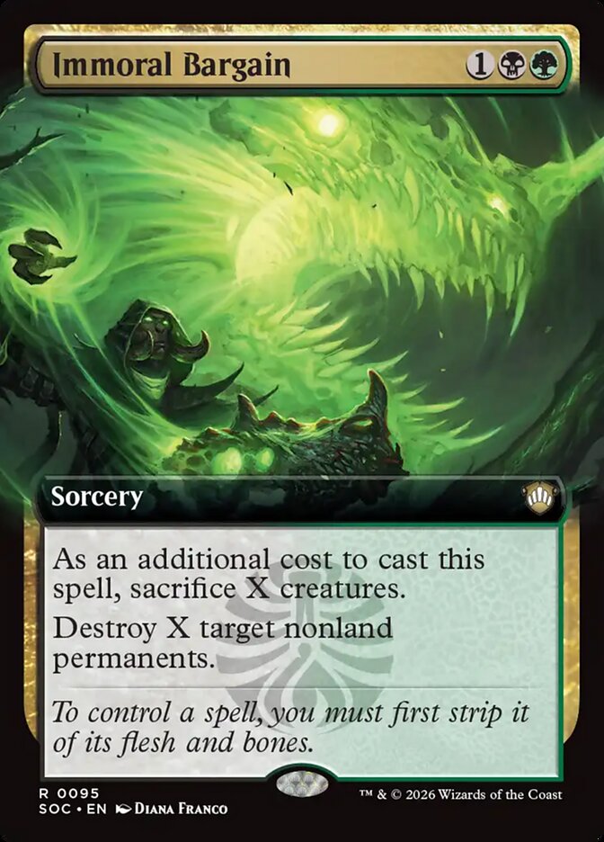 Immoral Bargain - Magic: The Gathering - MoxLand