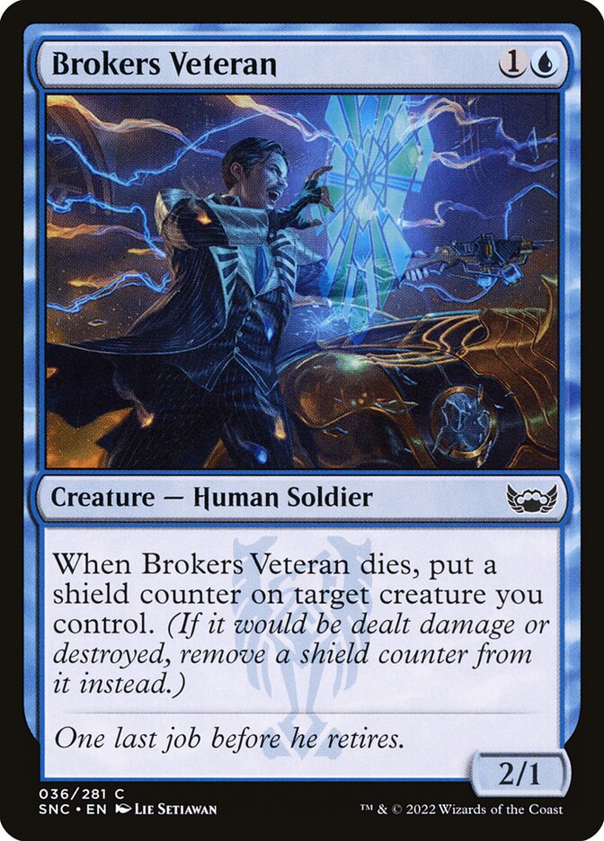 Veterano dos Mediadores / Brokers Veteran - Magic: The Gathering - MoxLand