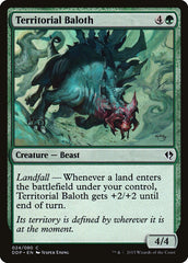 Baloth Territorial / Territorial Baloth - Magic: The Gathering - MoxLand