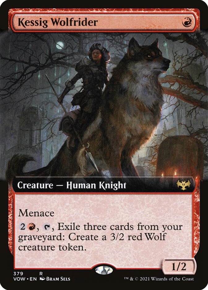Ginete de Lobo de Kessig / Kessig Wolfrider - Magic: The Gathering - MoxLand