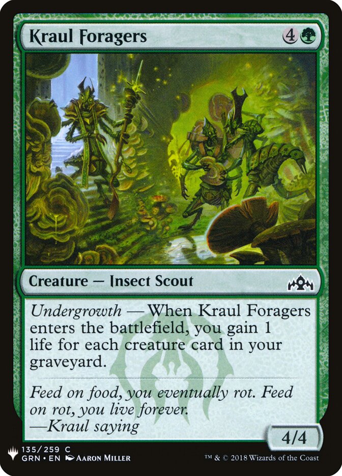 Forrageadores Kraul / Kraul Foragers - Magic: The Gathering - MoxLand