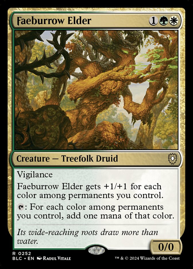Anciã de Toca das Fadas / Faeburrow Elder - Magic: The Gathering - MoxLand