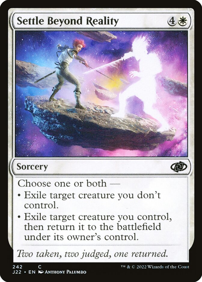 Resolver Além da Realidade / Settle Beyond Reality - Magic: The Gathering - MoxLand