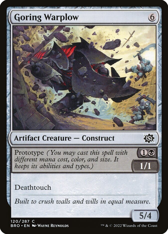 Arado de Guerra Sanguinário / Goring Warplow - Magic: The Gathering - MoxLand