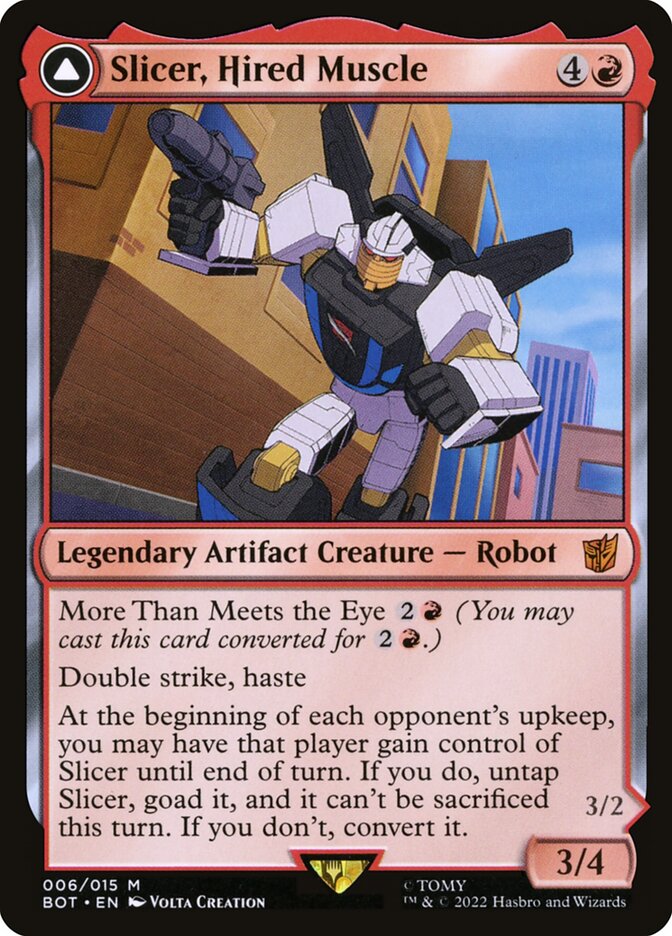 Slicer, Capanga de Aluguel / Slicer, Hired Muscle - Magic: The Gathering - MoxLand