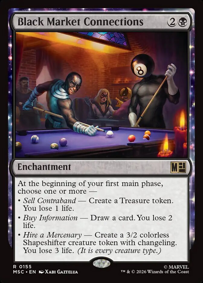 Contatos no Mercado Negro / Black Market Connections - Magic: The Gathering - MoxLand