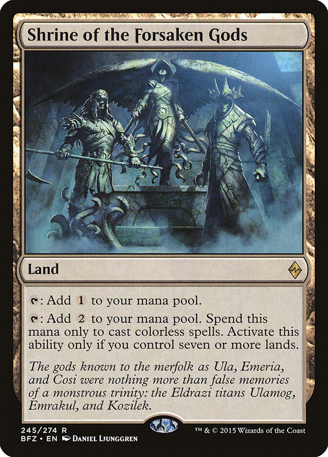 Santuário dos Deuses Esquecidos / Shrine of the Forsaken Gods - Magic: The Gathering - MoxLand