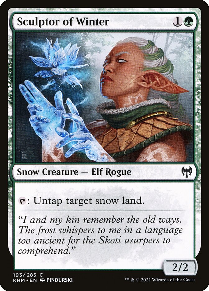 Escultora de Invernos / Sculptor of Winter - Magic: The Gathering - MoxLand