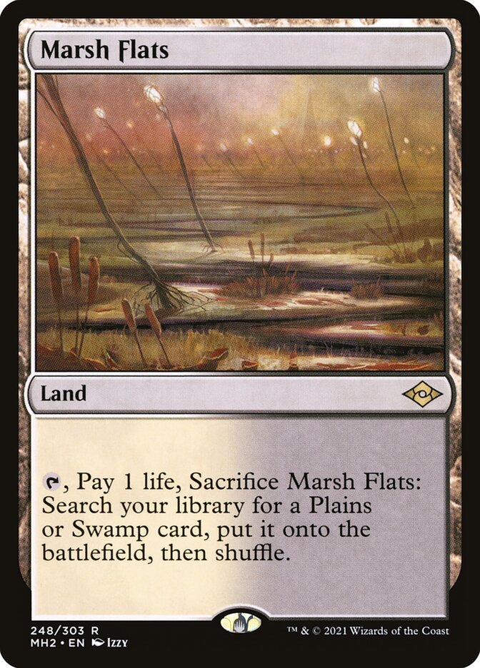 Planície Pantanosa / Marsh Flats - Magic: The Gathering - MoxLand