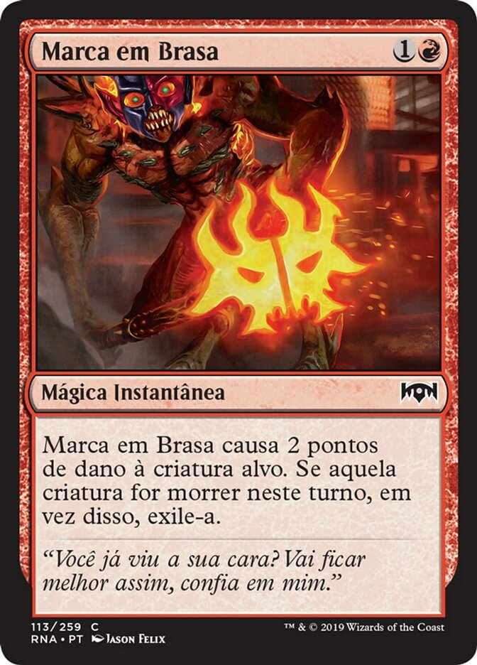 Marca em Brasa / Scorchmark - Magic: The Gathering - MoxLand