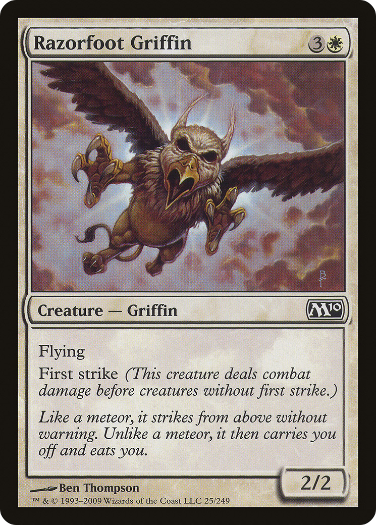 Grifo Garra-de-Navalha / Razorfoot Griffin - Magic: The Gathering - MoxLand