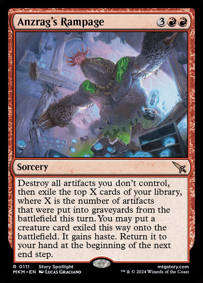 Fúria de Anzrag / Anzrag's Rampage - Magic: The Gathering - MoxLand