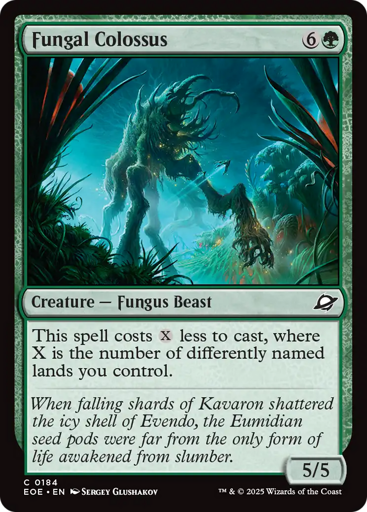Colosso Fúngico / Fungal Colossus - Magic: The Gathering - MoxLand
