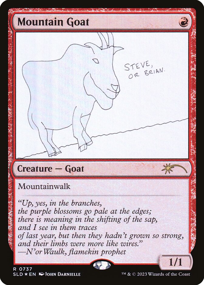 Cabrito Montês / Mountain Goat - Magic: The Gathering - MoxLand