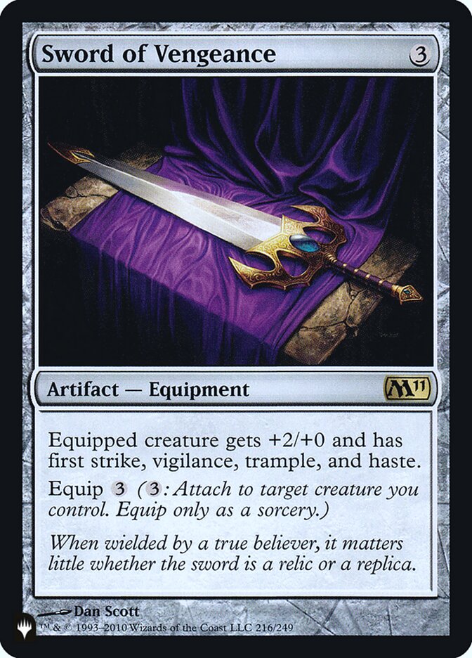 Espada da Vingança / Sword of Vengeance - Magic: The Gathering - MoxLand
