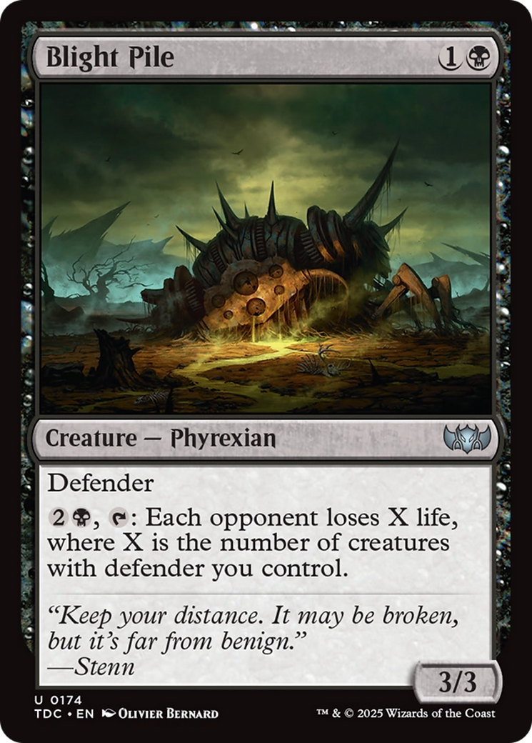 Pilha de Praga / Blight Pile - Magic: The Gathering - MoxLand