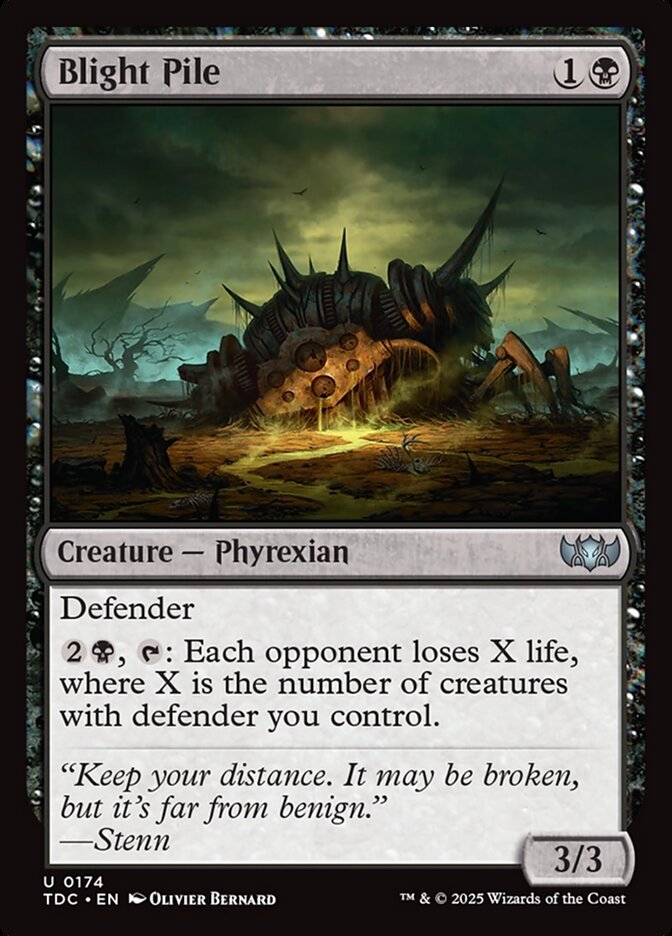 Pilha de Praga / Blight Pile - Magic: The Gathering - MoxLand