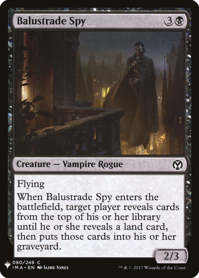 Espião de Balaustrada / Balustrade Spy - Magic: The Gathering - MoxLand