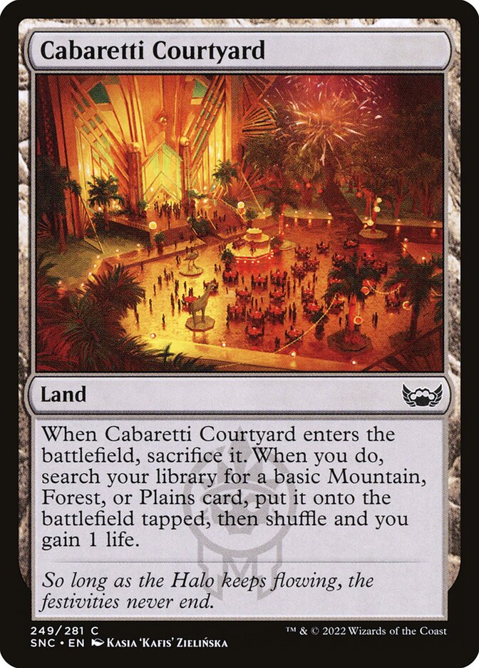 Pátio dos Cabaretti / Cabaretti Courtyard - Magic: The Gathering - MoxLand