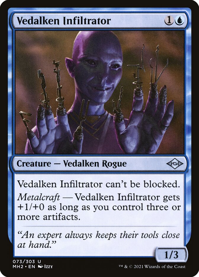 Infiltradora Vedalkeana / Vedalken Infiltrator - Magic: The Gathering - MoxLand