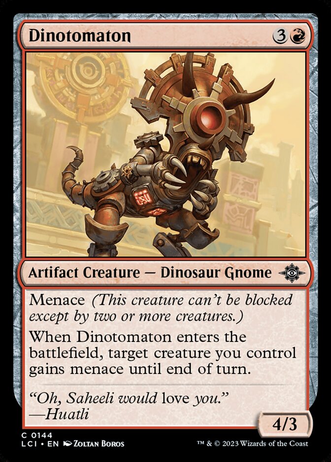 Dinotômato / Dinotomaton - Magic: The Gathering - MoxLand