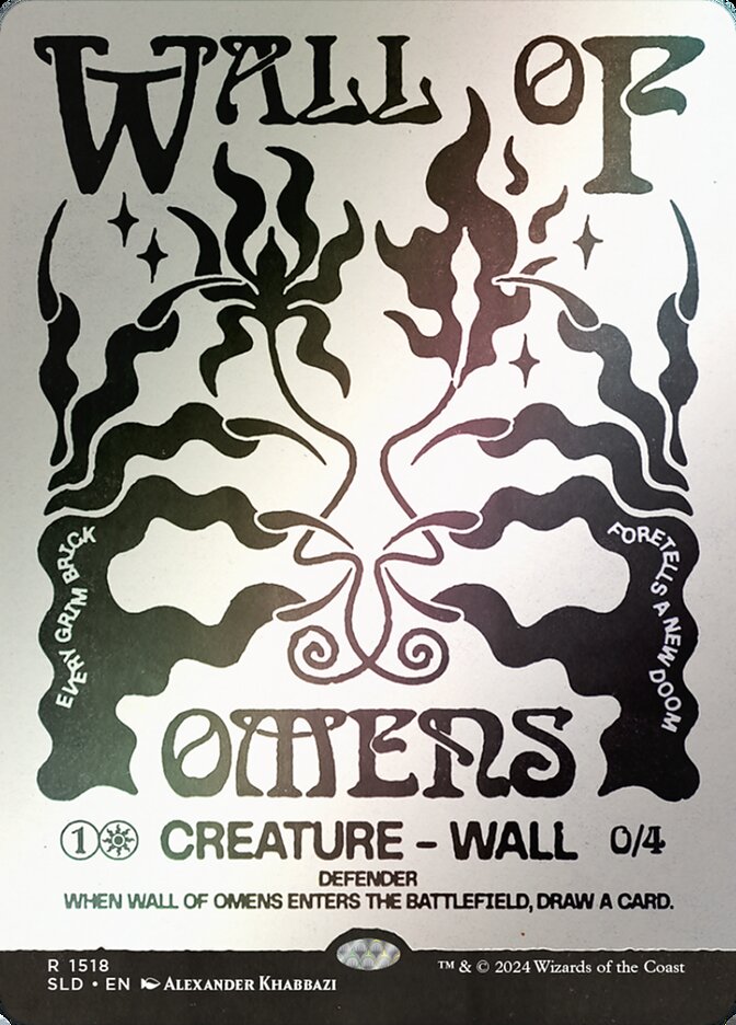 Barreira de Agouros / Wall of Omens - Magic: The Gathering - MoxLand