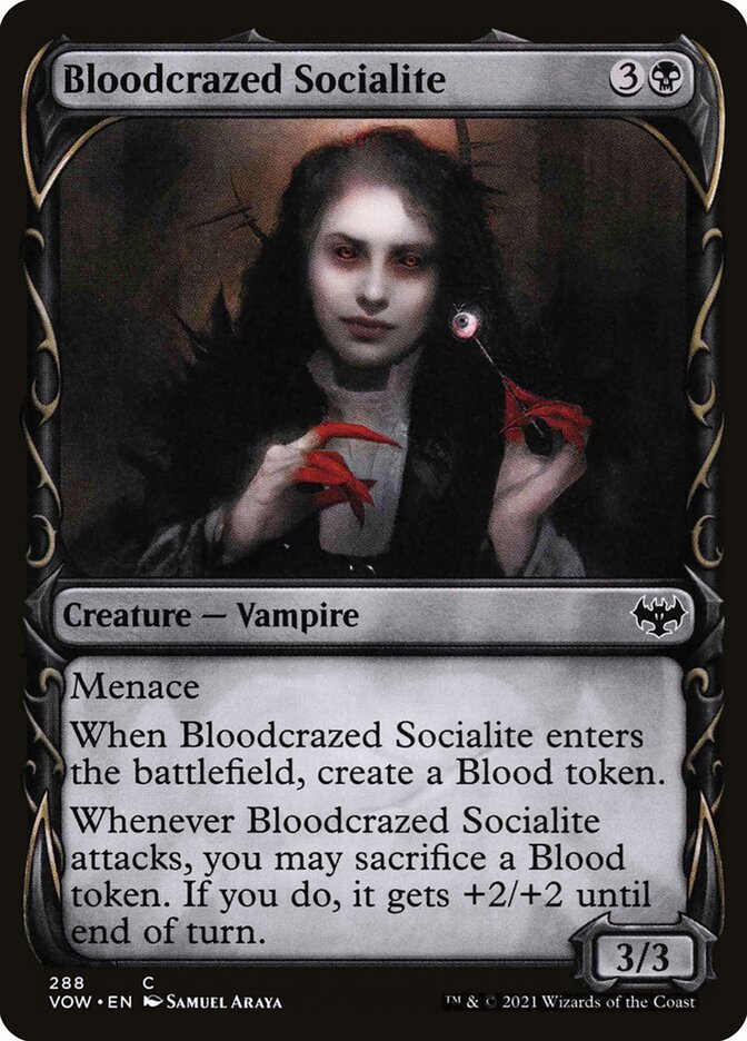 Socialite Sanguimaníaca / Bloodcrazed Socialite - Magic: The Gathering - MoxLand