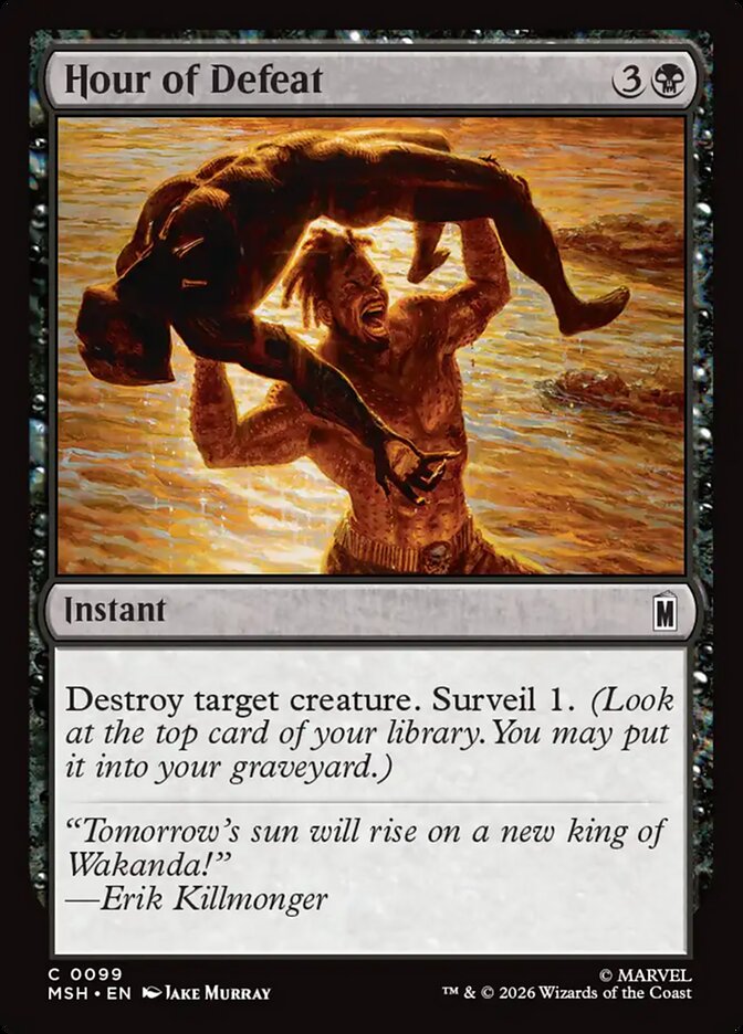 Hour of Defeat - Magic: The Gathering - MoxLand