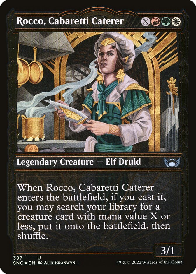Rocco, Chef dos Cabaretti / Rocco, Cabaretti Caterer - Magic: The Gathering - MoxLand
