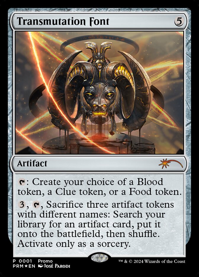Fonte da Transmutação / Transmutation Font - Magic: The Gathering - MoxLand
