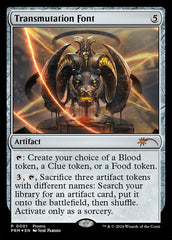 Fonte da Transmutação / Transmutation Font - Magic: The Gathering - MoxLand