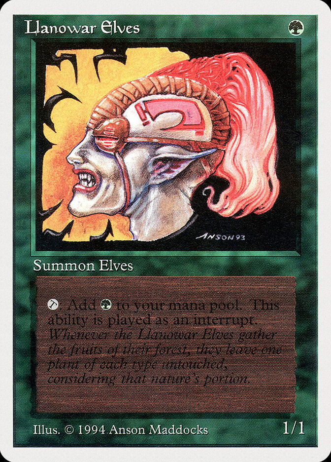 Elfos de Llanowar / Llanowar Elves - Magic: The Gathering - MoxLand