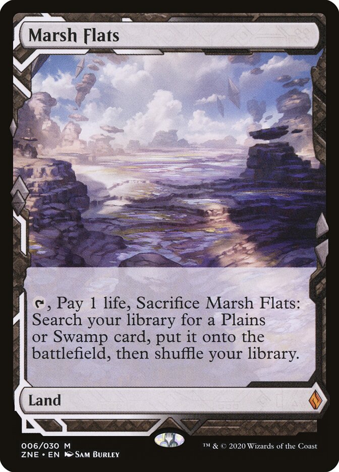 Planície Pantanosa / Marsh Flats - Magic: The Gathering - MoxLand