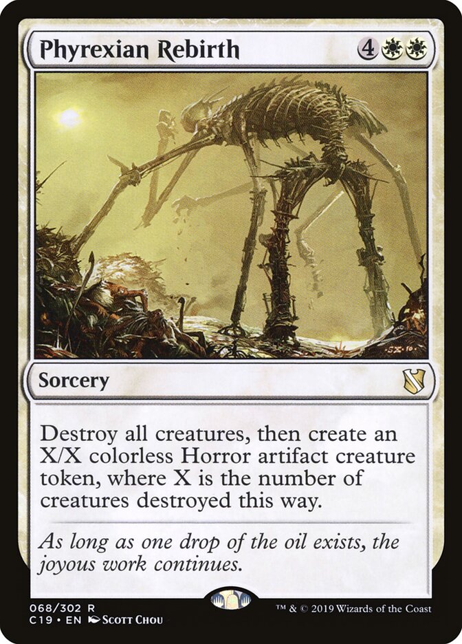 Renascimento Phyrexiano / Phyrexian Rebirth - Magic: The Gathering - MoxLand