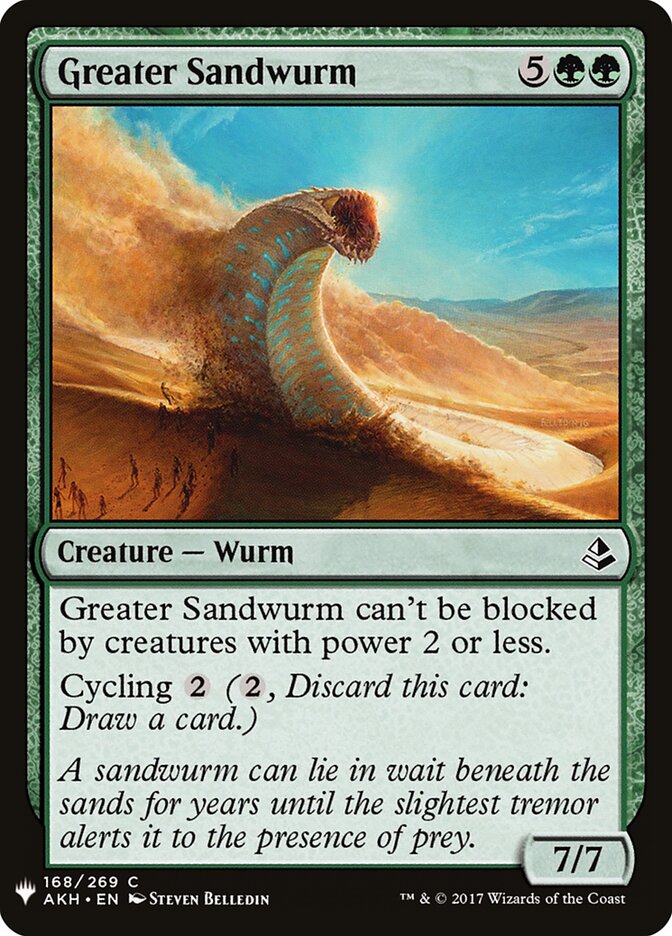 Grão-vorme-da-areia / Greater Sandwurm - Magic: The Gathering - MoxLand