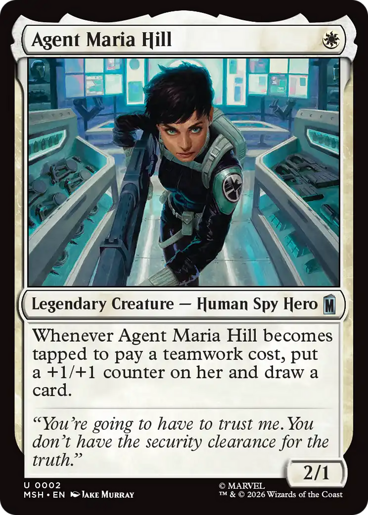 Agent Maria Hill - Magic: The Gathering - MoxLand