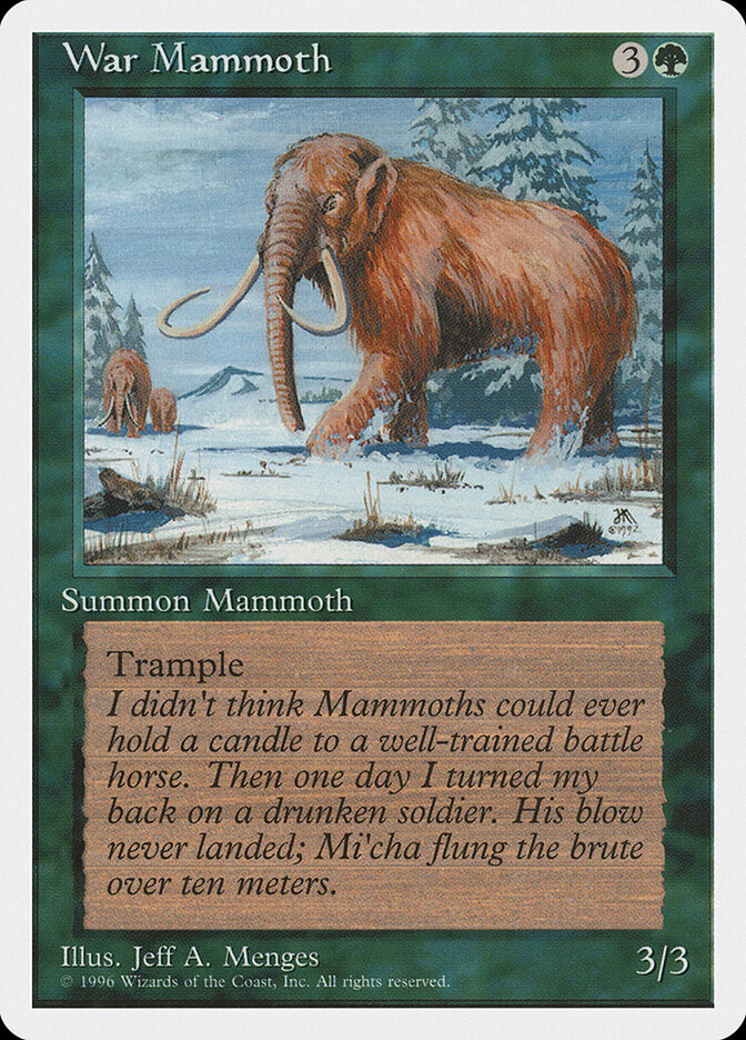 Mamute de Guerra / War Mammoth - Magic: The Gathering - MoxLand