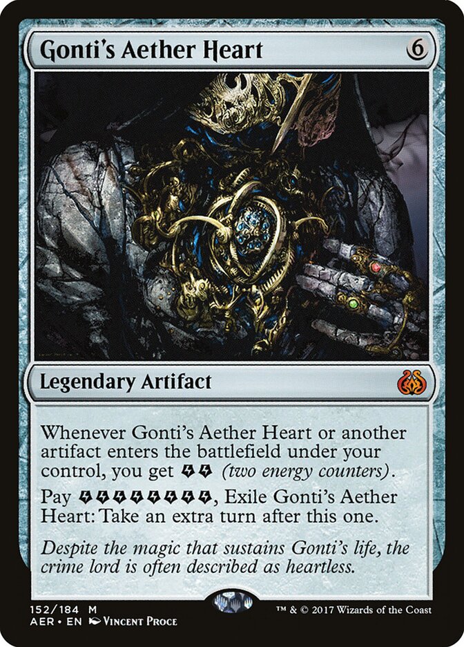 Coração Etérico de Gonti / Gonti's Aether Heart - Magic: The Gathering - MoxLand