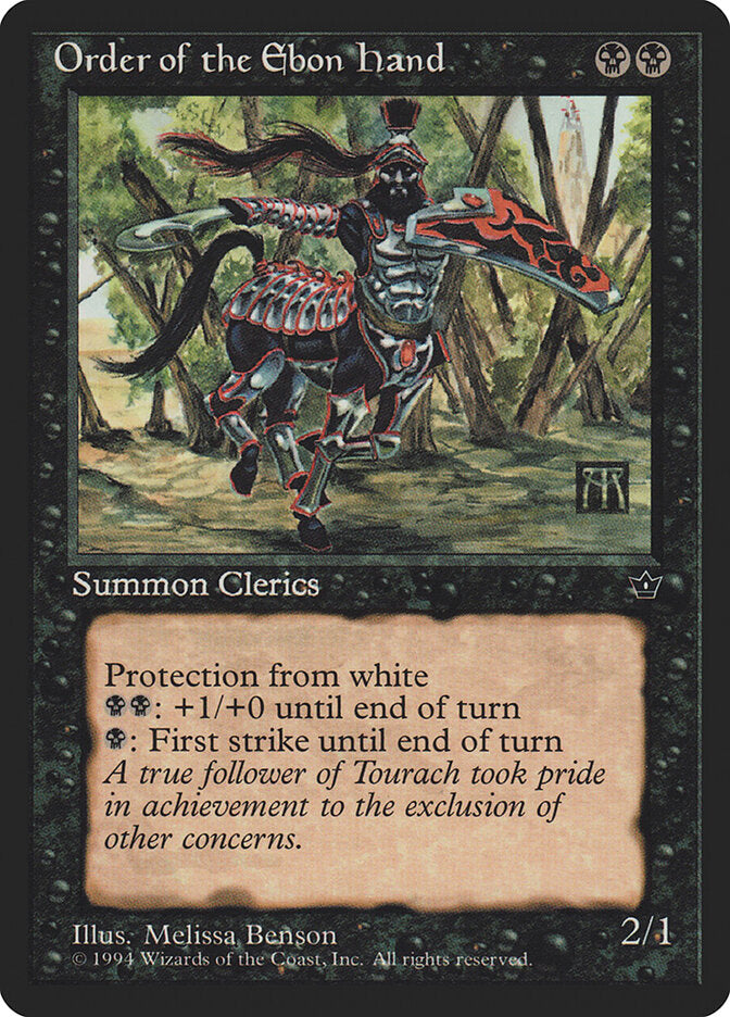 Order of the Ebon Hand / Order of the Ebon Hand - Magic: The Gathering - MoxLand