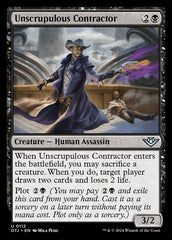 Mercenário Inescrupuloso / Unscrupulous Contractor - Magic: The Gathering - MoxLand