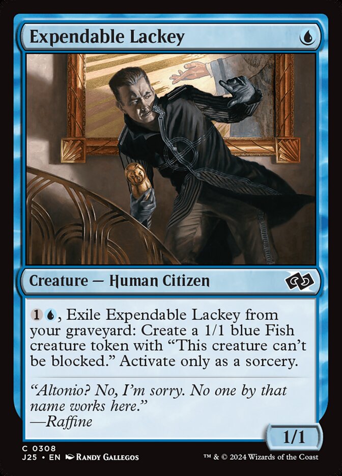 Lacaio Descartável / Expendable Lackey - Magic: The Gathering - MoxLand