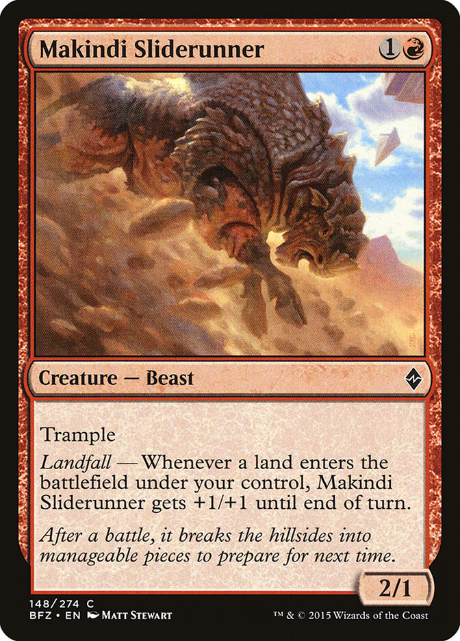 Galopa-avalanche de Makindi / Makindi Sliderunner - Magic: The Gathering - MoxLand