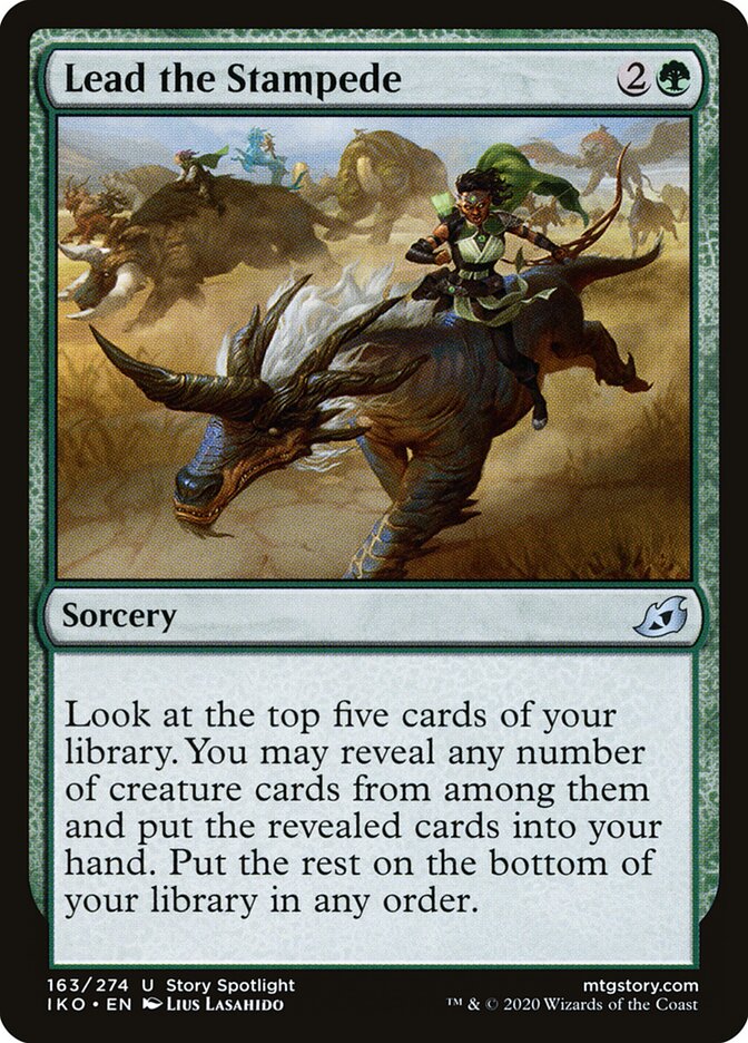 Guiar o Estouro / Lead the Stampede - Magic: The Gathering - MoxLand