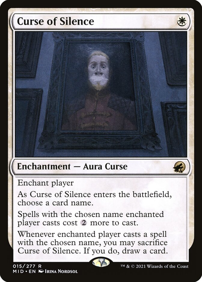 Maldição do Silêncio / Curse of Silence - Magic: The Gathering - MoxLand