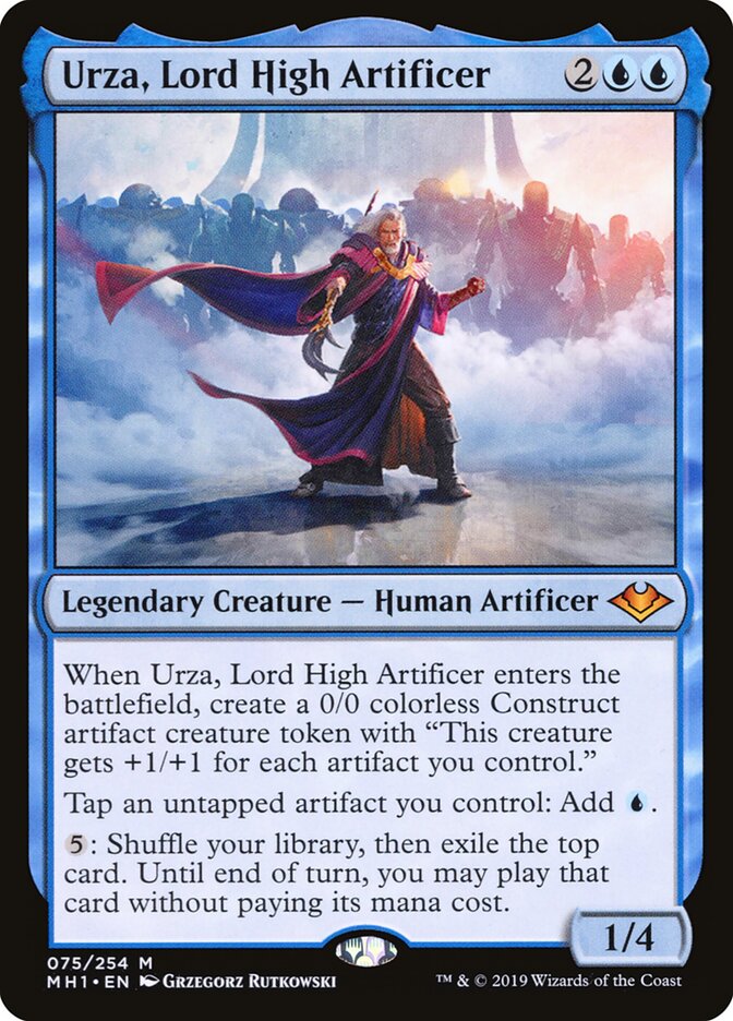 Urza, Grão-lorde Artífice / Urza, Lord High Artificer - Magic: The Gathering - MoxLand