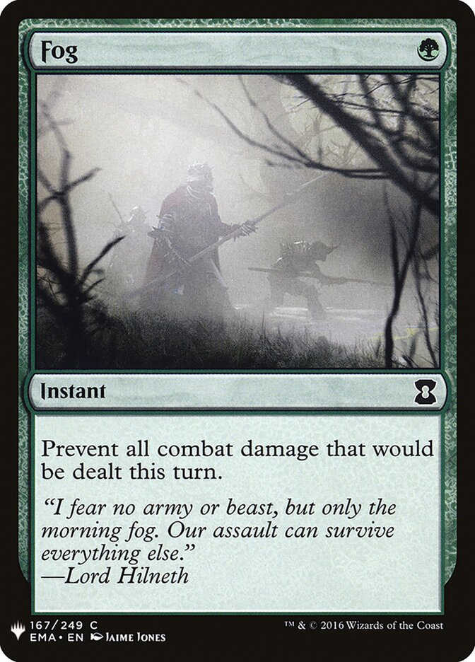 Neblina / Fog - Magic: The Gathering - MoxLand