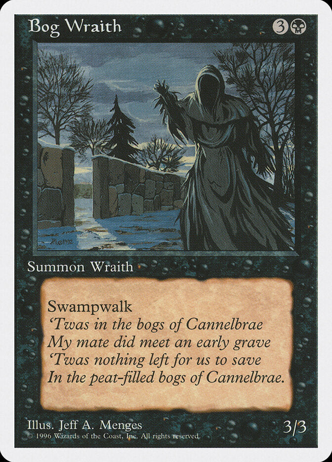 Aparição do Pântano / Bog Wraith - Magic: The Gathering - MoxLand