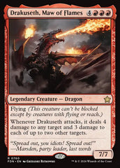 Drakuseth, Gorja das Chamas / Drakuseth, Maw of Flames - Magic: The Gathering - MoxLand