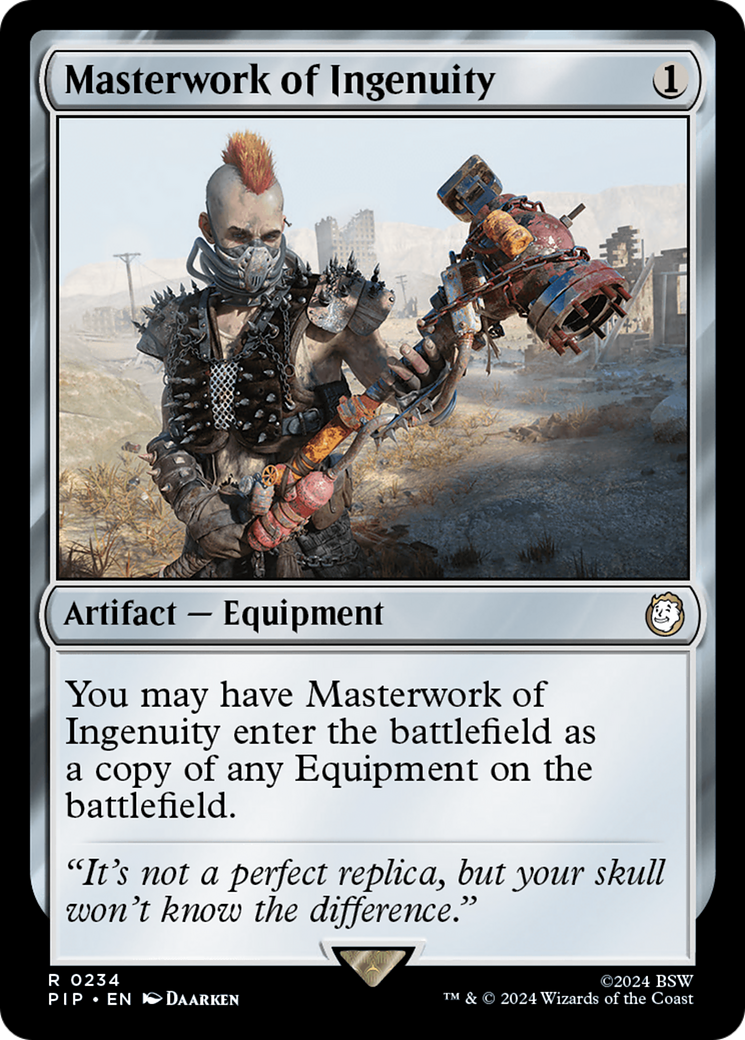 Obra-prima da Engenhosidade / Masterwork of Ingenuity - Magic: The Gathering - MoxLand