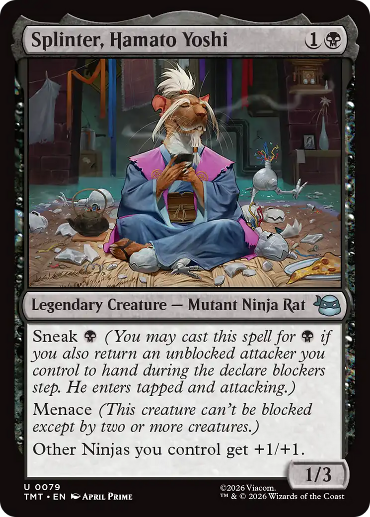 Splinter, Hamato Yoshi - Magic: The Gathering - MoxLand
